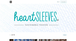 Desktop Screenshot of heartsleevesblog.com